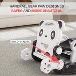 Baybee 3 in 1 Panda Garden Slider for Kids, Plastic Baby Slide with Rocker & Baby Chair Combo BAYBEE