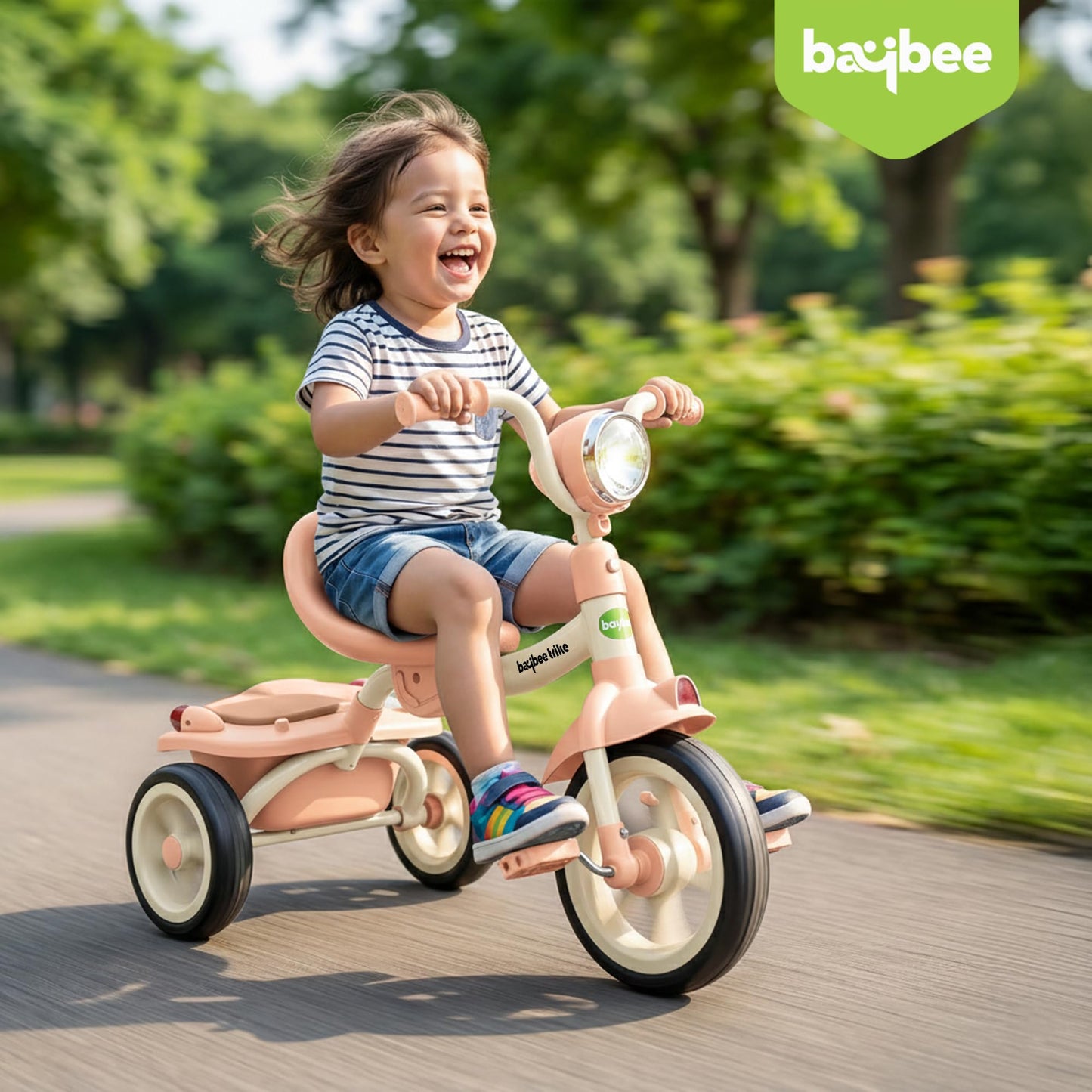 Baybee Flyer Baby Tricycle for Kids, Smart Plug & Play Kids Cycle BAYBEE