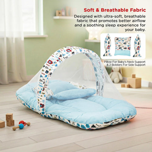 Baybee Baby Bedding Set for New Born Baby, Bed Mattress with Mosquito Net Baybee India