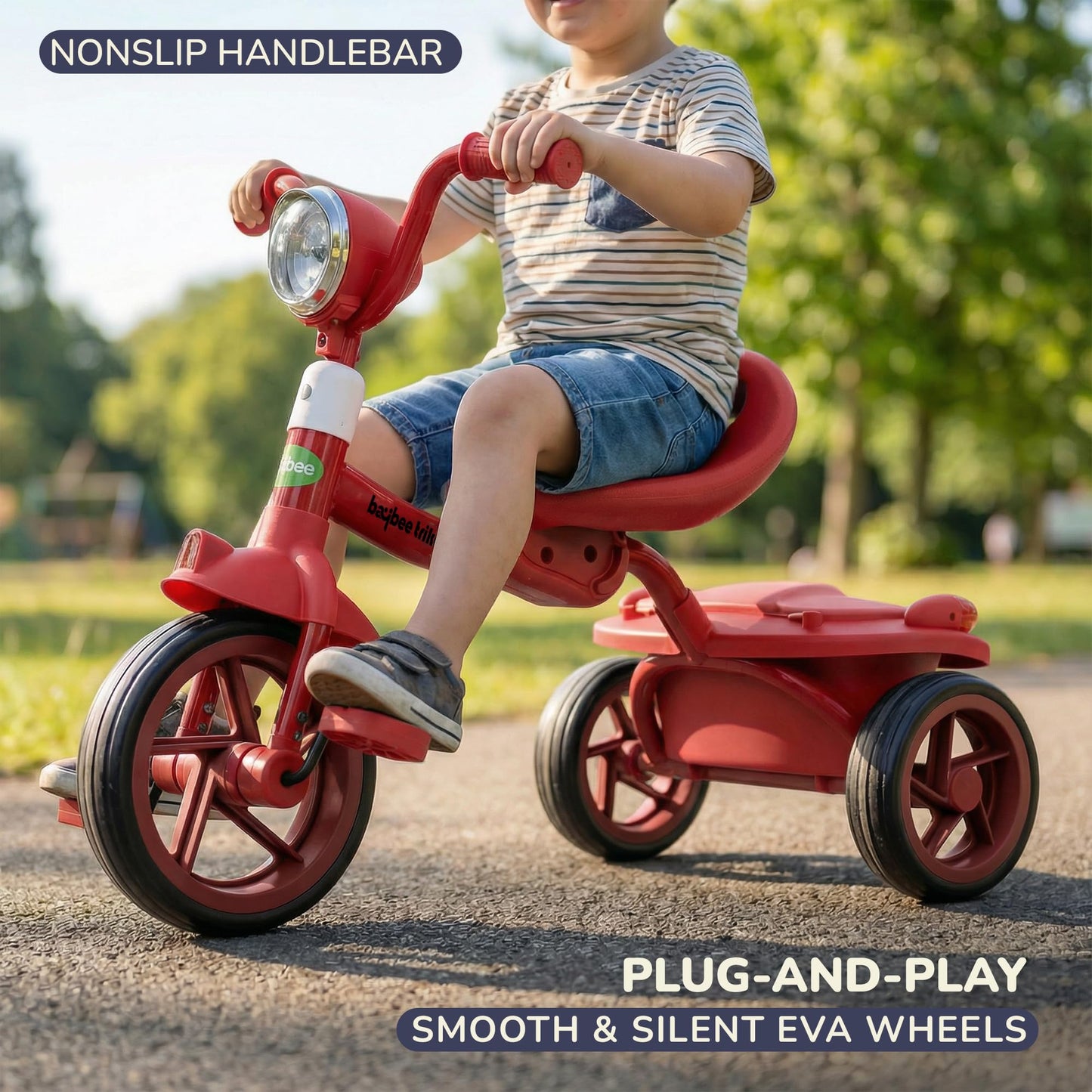 Baybee Flyer Baby Tricycle for Kids, Smart Plug & Play Kids Cycle BAYBEE