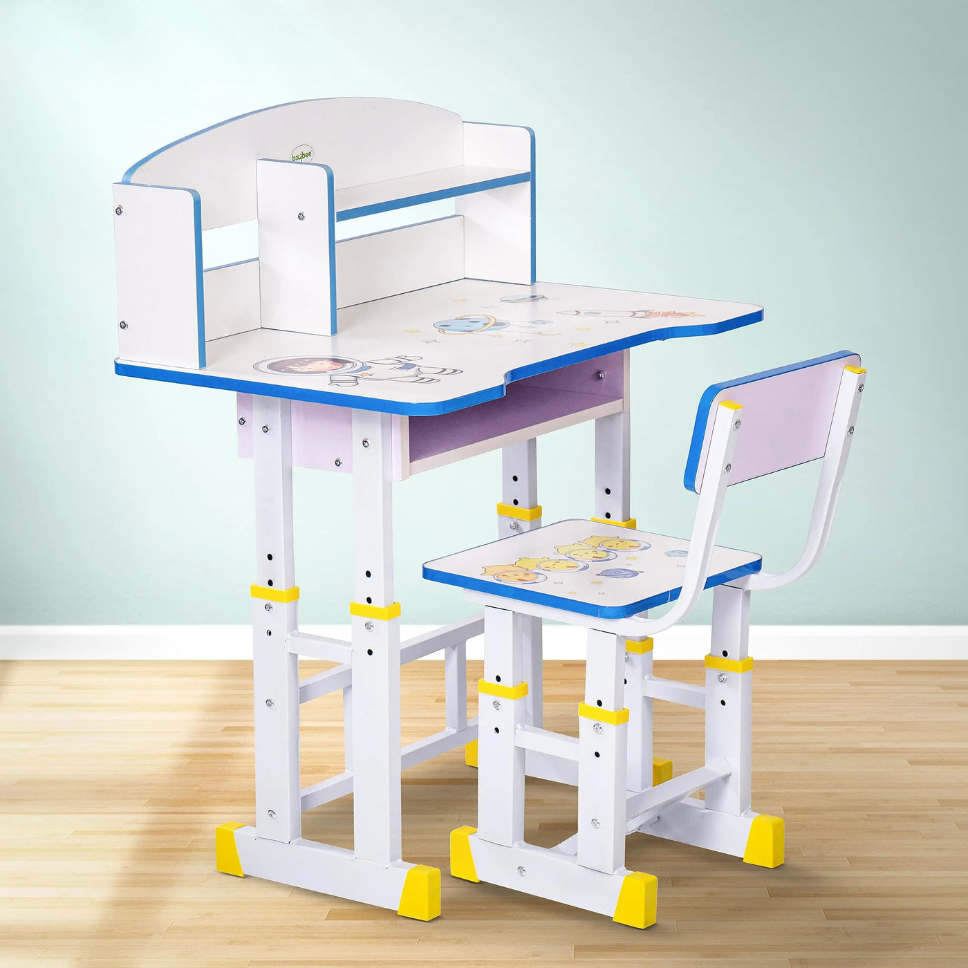 Study Table Desk Chair Set for Kids Comfortable Durable