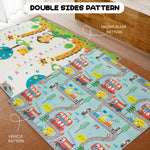 Baybee Forest Theme Baby Double Sided Play Mat Foldable Crawling Mat Size W-180cm X H-200 cm Assorted Themes BAYBEE
