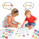 Baybee Wooden Hindi Vowels, and Colour Learning Educational Board for Kids, Hindi Vowels Wooden Puzzle with Knob BAYBEE