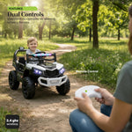 Baybee Terrago Battery Operated Jeep for Kids, Ride on Toy Baby Car with Light & Music BAYBEE