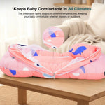 Baybee SafeDreams Series Baby Bedding Set for New Born Baby Mosquito Net & Neck Pillow, Sleeping Nest BAYBEE
