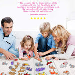 Baybee Wooden Wild Animals Puzzle Games for Kids Toys with Knob BAYBEE