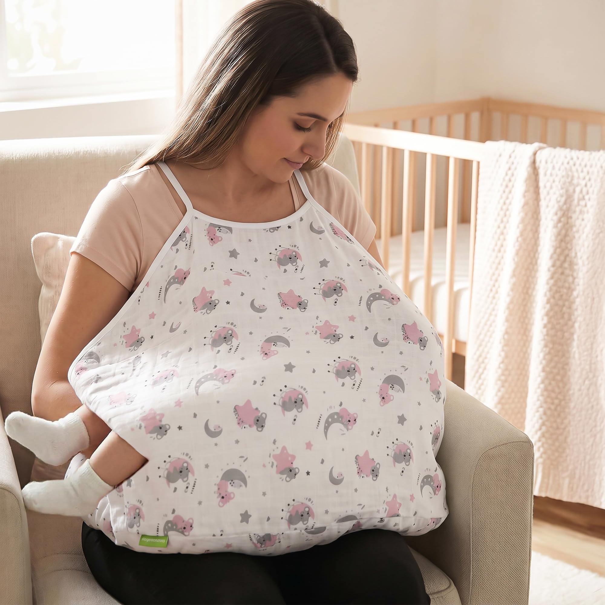 BAYBEE Feeding Pillow for New Born Baby with Foldable Breastfeeding Cover