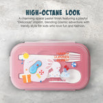 Baybee TiffinTote Lunch Box for School Kids with Spoon & Fork (1050ml LB with 500ml WB) BAYBEE