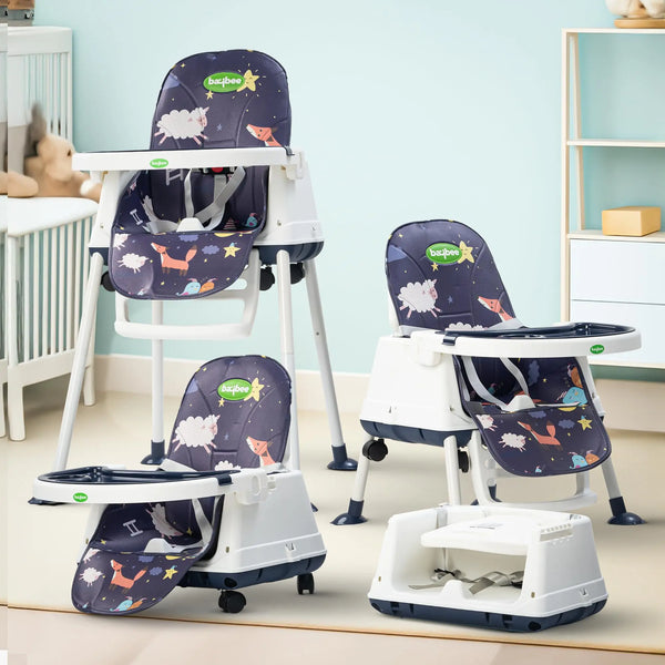 Baybee 4 in 1 Convertible High Chair for Kids Foldable Baby Feeding Chair