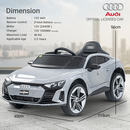 Baybee Official Licenced Audi Battery Operated Car for kids BAYBEE