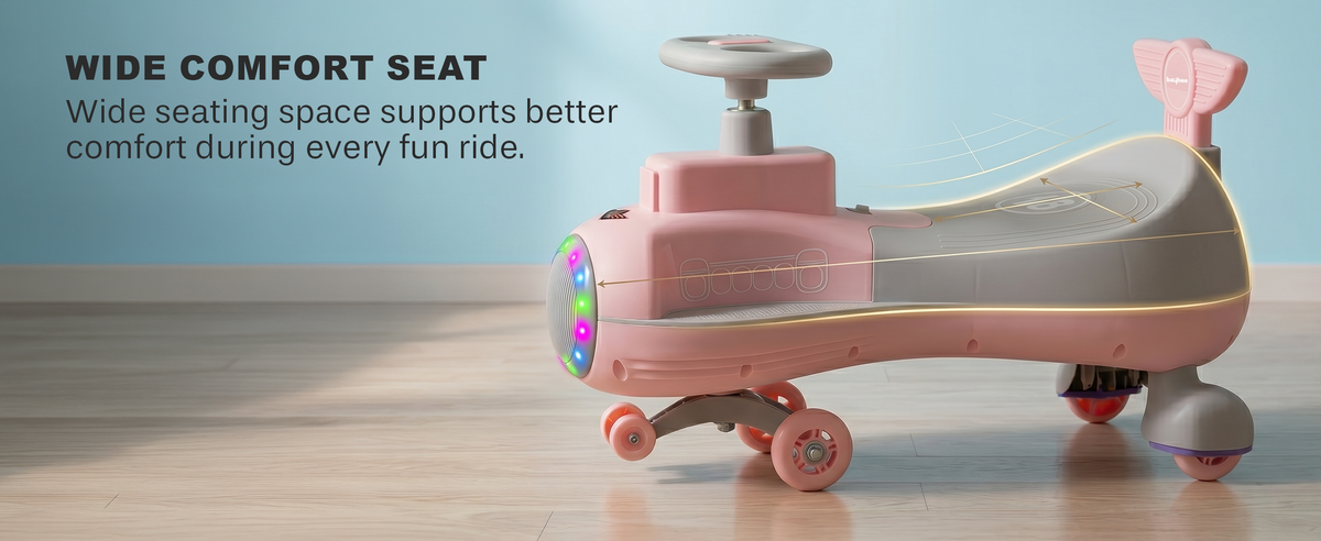 Baybee Zygo Swing Car for Kids Twister Push Ride on — slide 2