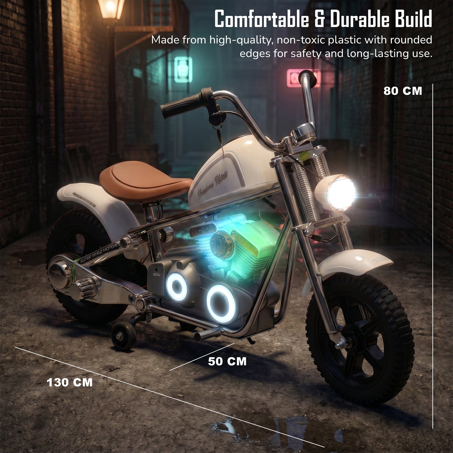 Baybee ChopperX Baby Battery Operated Bike for Kids