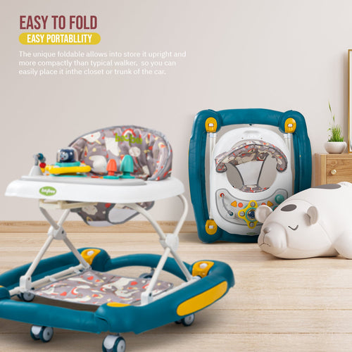 Baybee Clofi 2 in 1 Baby Walker for Kids with Rocker, Push Handle, 3 Height Adjustable BAYBEE