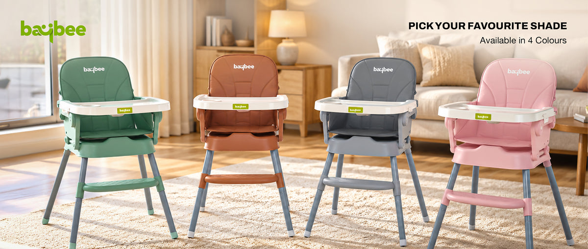 Baybee 2 in 1 High Chair for Baby with 5-Point Safety Harness — slide 2