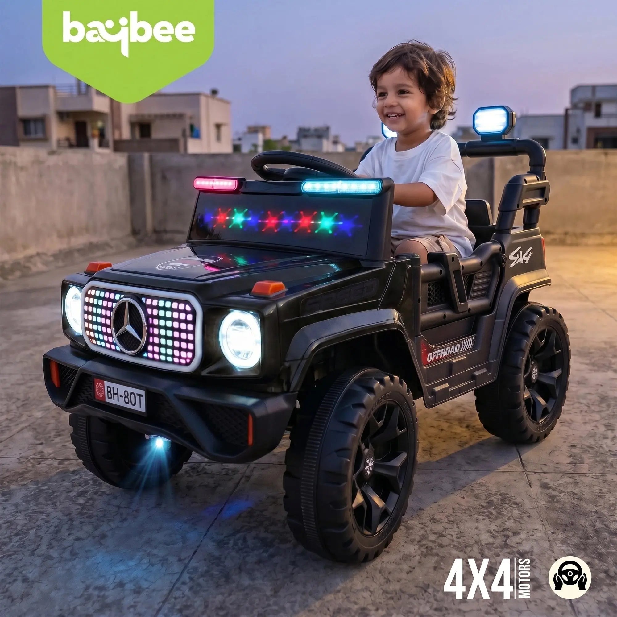 Baybee SpeedRover Baby Battery Operated Jeep for Kids