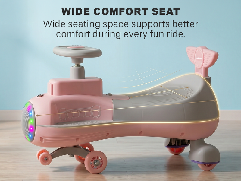 Baybee Zygo Swing Car for Kids Twister Push Ride on — slide 2