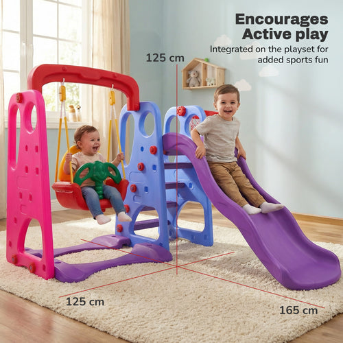 Baybee 3 in 1 Climber Foldable Baby Garden Slide for Kids - Baybee India