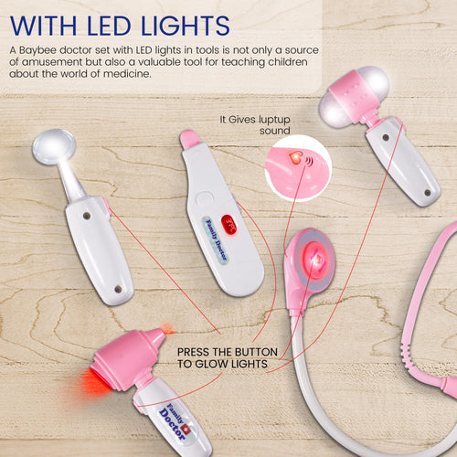 Baybee Doctor Play Set Toy for Kids with Foldable Suitcase Pretend Play Toy Set BAYBEE
