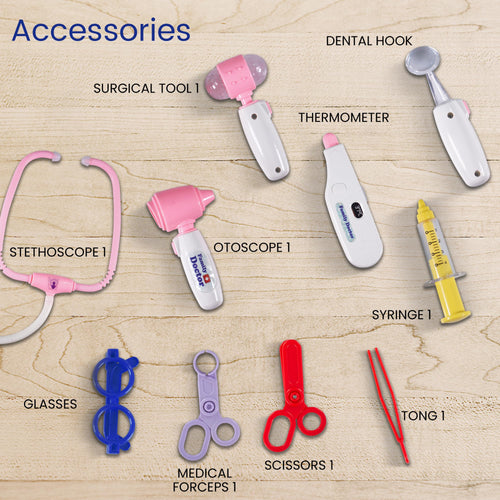 Baybee Doctor Play Set Toy for Kids with Foldable Suitcase Pretend Play Toy Set BAYBEE