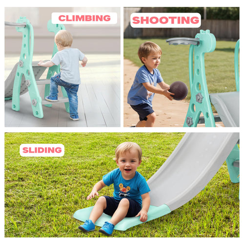 Baybee Foldable Baby Kids Garden Slide for Kids/Toddlers/Indoor/Outdoor Preschoolers for Boys and Girls BAYBEE