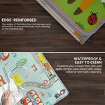 Travel Wonderer Theme Baby Double Sided Play Mat Foldable Crawling Mat Size W-180cm X H-120 cm -  Assorted Themes BAYBEE
