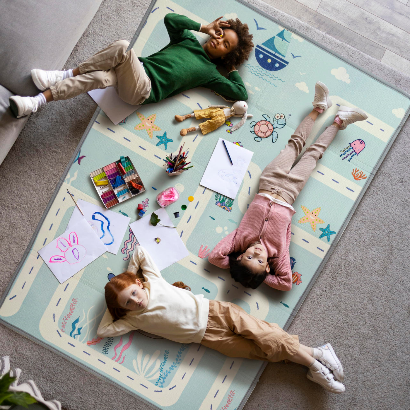 Purchase Now Baby Play Mat for to 12 Months Soft Safe for