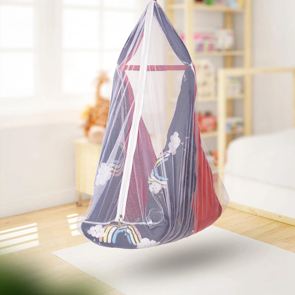BAYBEE Cotton Hanging Sleep Swing Cradle for 0-12 Months Baby