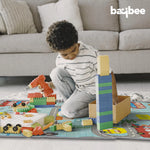 Travel Wonderer Theme Baby Double Sided Play Mat Foldable Crawling Mat Size W-180cm X H-120 cm -  Assorted Themes BAYBEE