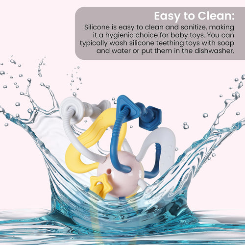 Baybee Silicone Baby Teether for Teething Gums BAYBEE