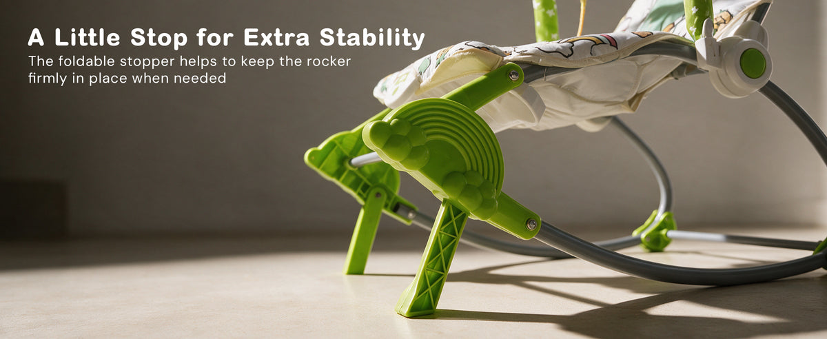 Baybee 2 in 1 Baby Rocker & Bouncer, 3-Position Recline — slide 3
