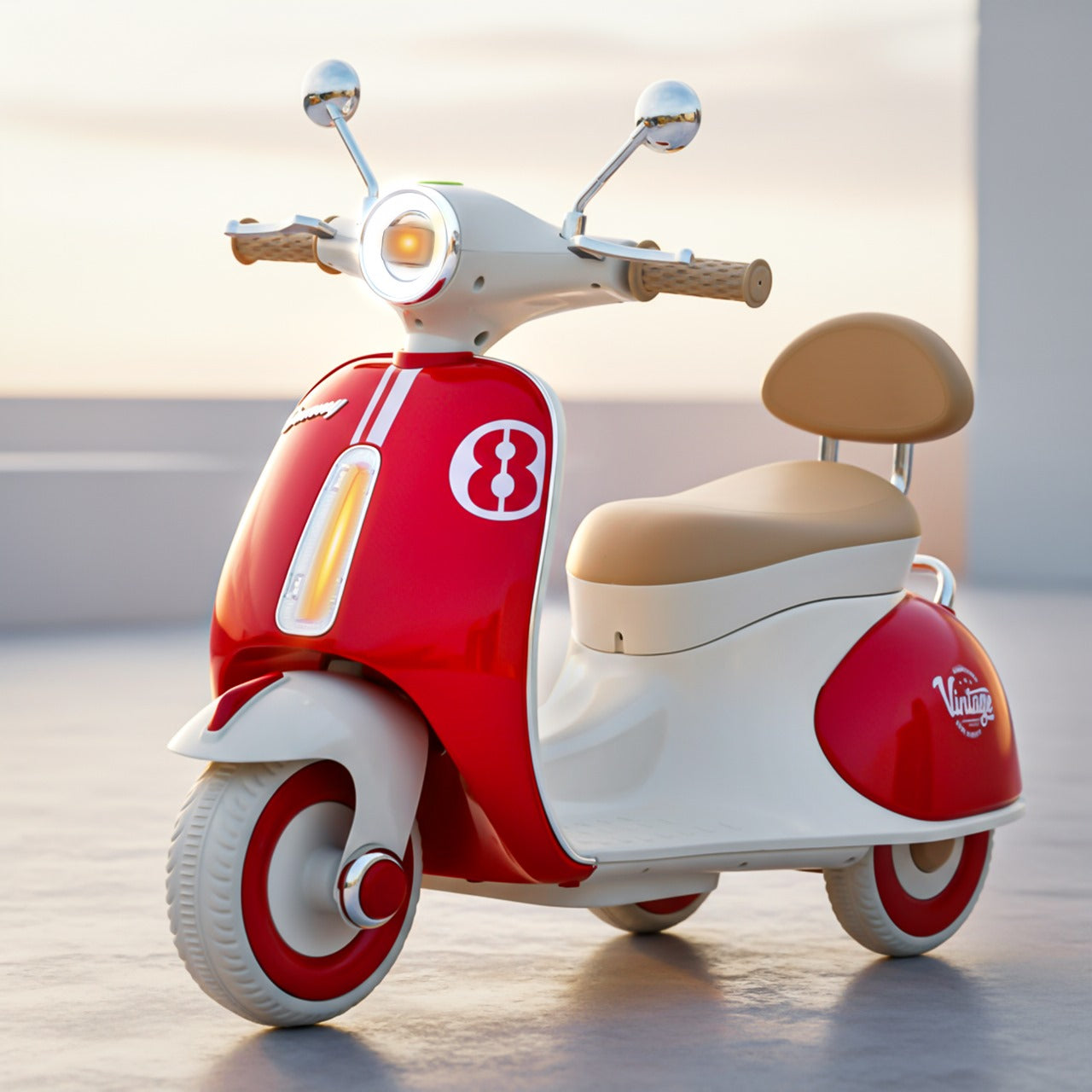 Baybee Vintage Battery Operated Bike for Kids