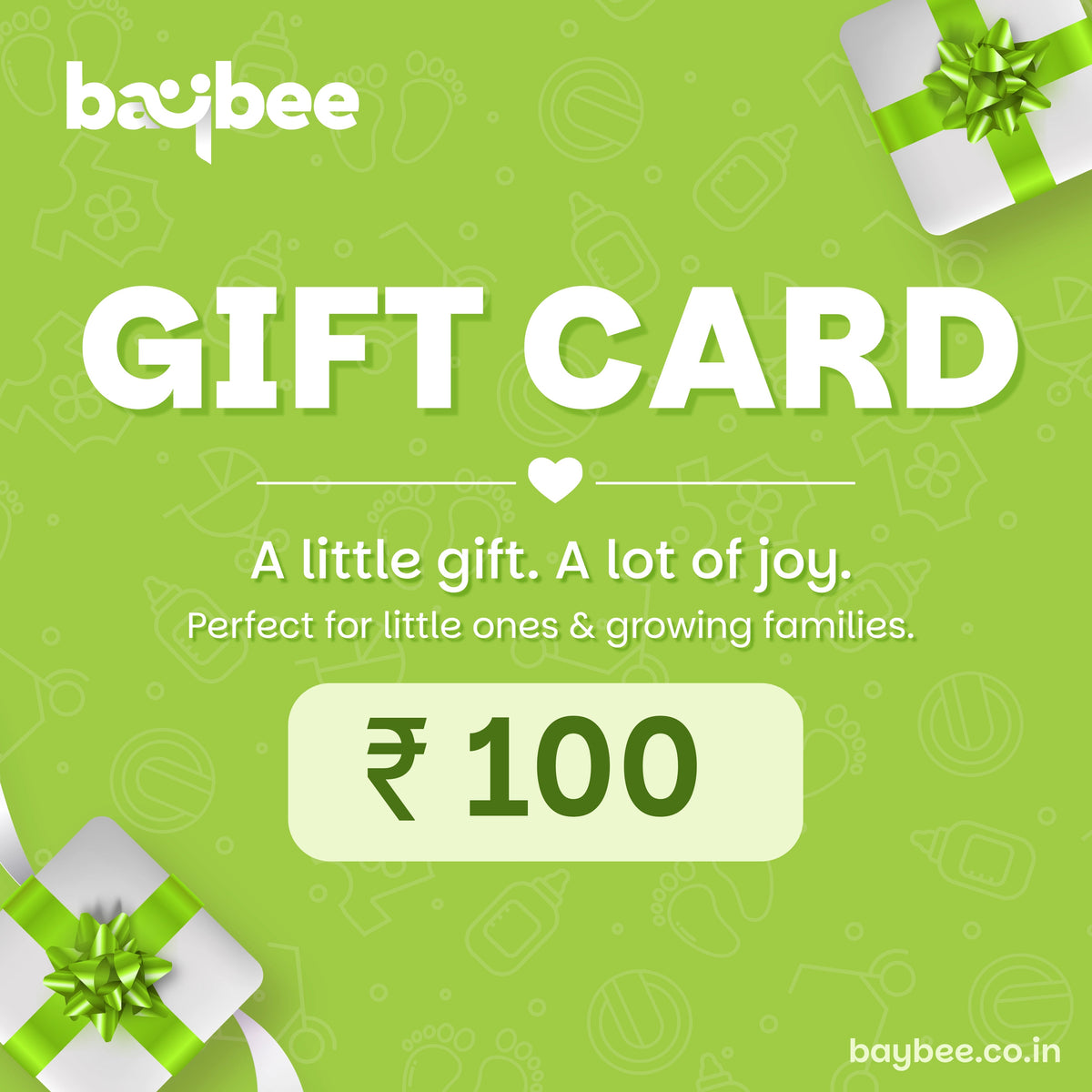 Baybee Gift Card – ₹100