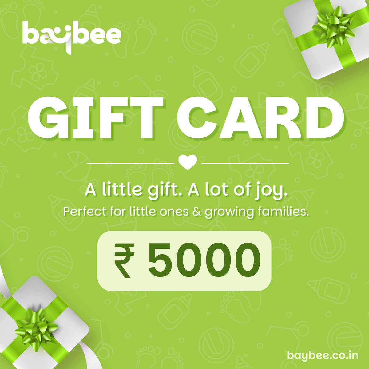 Baybee Gift Card – ₹5,000