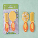 Baybee Comb and Brush Set Baby Care Set for Newborns Assorted Colours BAYBEE
