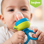 Baybee Silicone Fruit Nibbler & Baby Food Feeder Baby Teether & Pacifier Baybee India