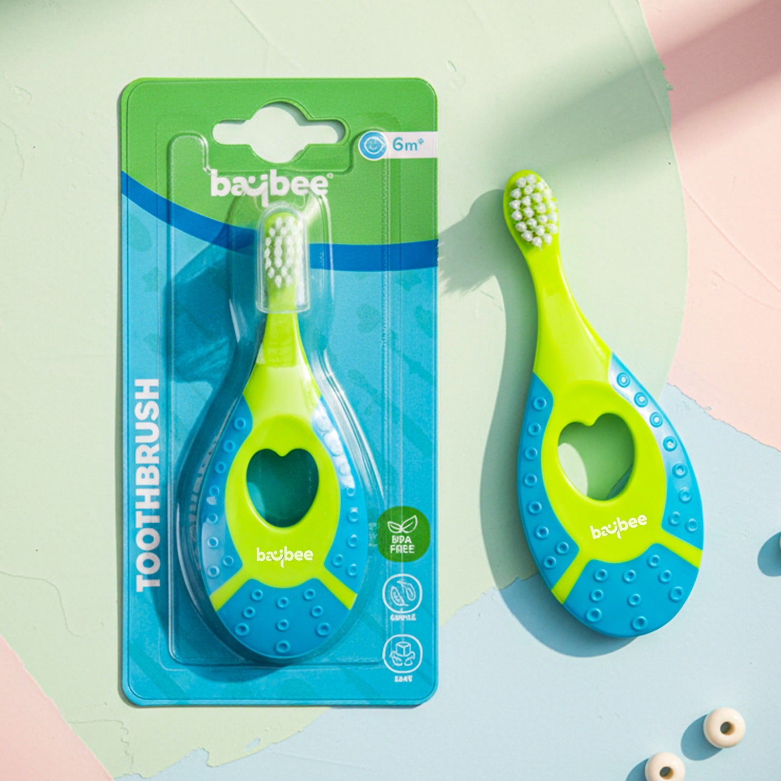 Baybee Ultra Soft Baby Toothbrush Set, Baby Training Toothbrush Set with Soft Bristles