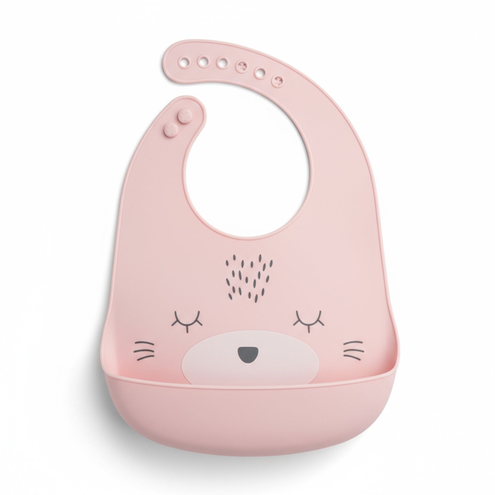 Baybee Baby Silicone Waterproof Bibs for New Born Baby with Pocket & 6 Adjustable Neckline