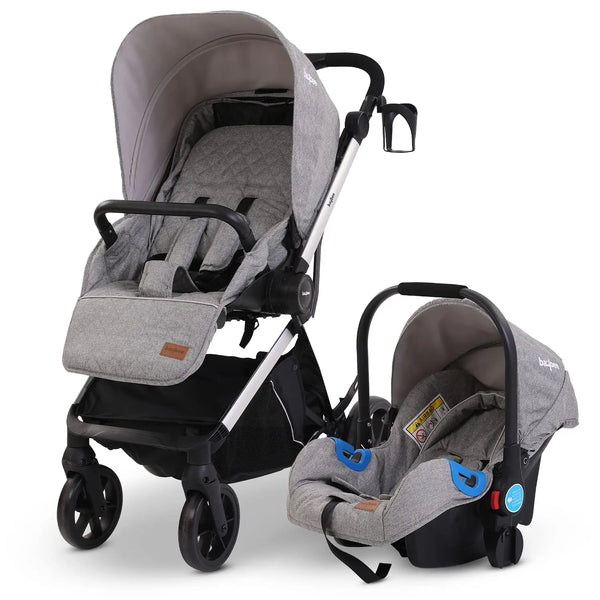 Baybee Convertible Pram Stroller, 3-Position Adjustable Stroller for Baby Toddlers