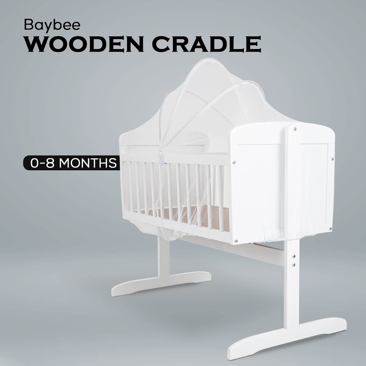 Baybee wooden outlet cradle