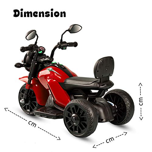 Baybee Cafe Racer Rechargeable Battery Operated Ride-on Bike for Kids BAYBEE