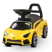Baybee Lambo Push Ride on Car for Kids, Ride on Push Cars with Music & High Backrest