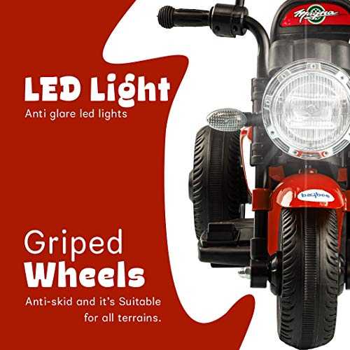 Baybee Cafe Racer Rechargeable Battery Operated Ride-on Bike for Kids BAYBEE