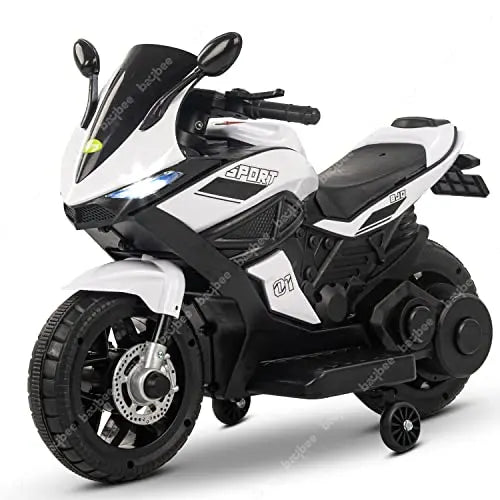 Baybee Scram Rechargeable Battery Operated Bike for Kids with Led Light, Music & USB