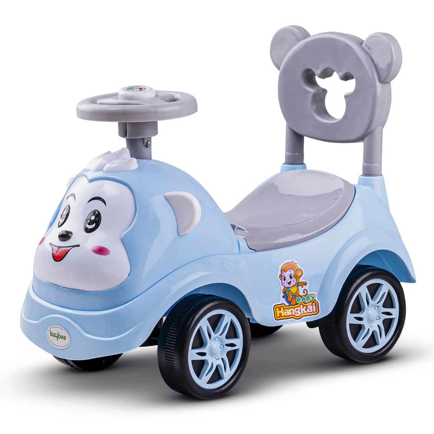 Baybee Monkey Push Ride On Cars | Manual Push Toys for 3-5 Year Olds ...