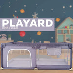 Baybee Playard Playpen for Kids with Safety Lock, Suction Cup &  Smart Folding BAYBEE