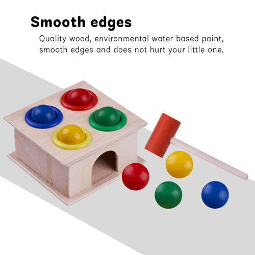 Baybee Wooden Hammer Case Toy Knock Pounding Bench for Kids BAYBEE