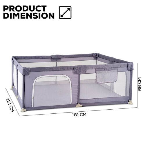 Baybee Playard Playpen for Kids with Safety Lock, Suction Cup &  Smart Folding BAYBEE