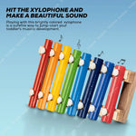 Baybee Wooden Xylophone Musical Toys for Kids with 8 Knots BAYBEE