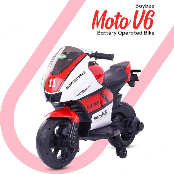 Baybee Bmx Rechargeable Battery Operated Ride On Bike For Kids