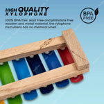 Baybee Wooden Xylophone Musical Toys for Kids with 8 Knots BAYBEE